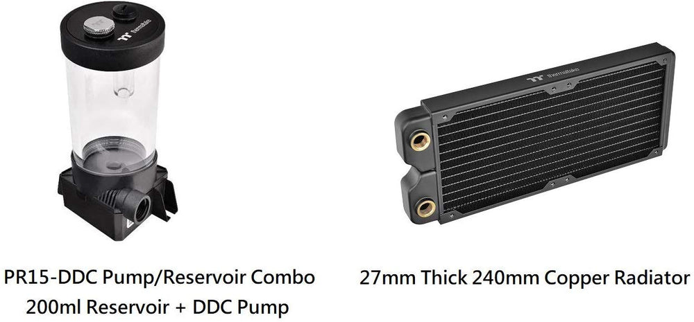 THERMALTAKE Pacific C240 DDC Soft Tube Water Cooling Kit (Black)