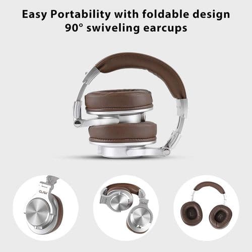 CLAW SM50 DJ Wired Stereo Gaming Headphone ( Silver ) ( PC / Mobile )