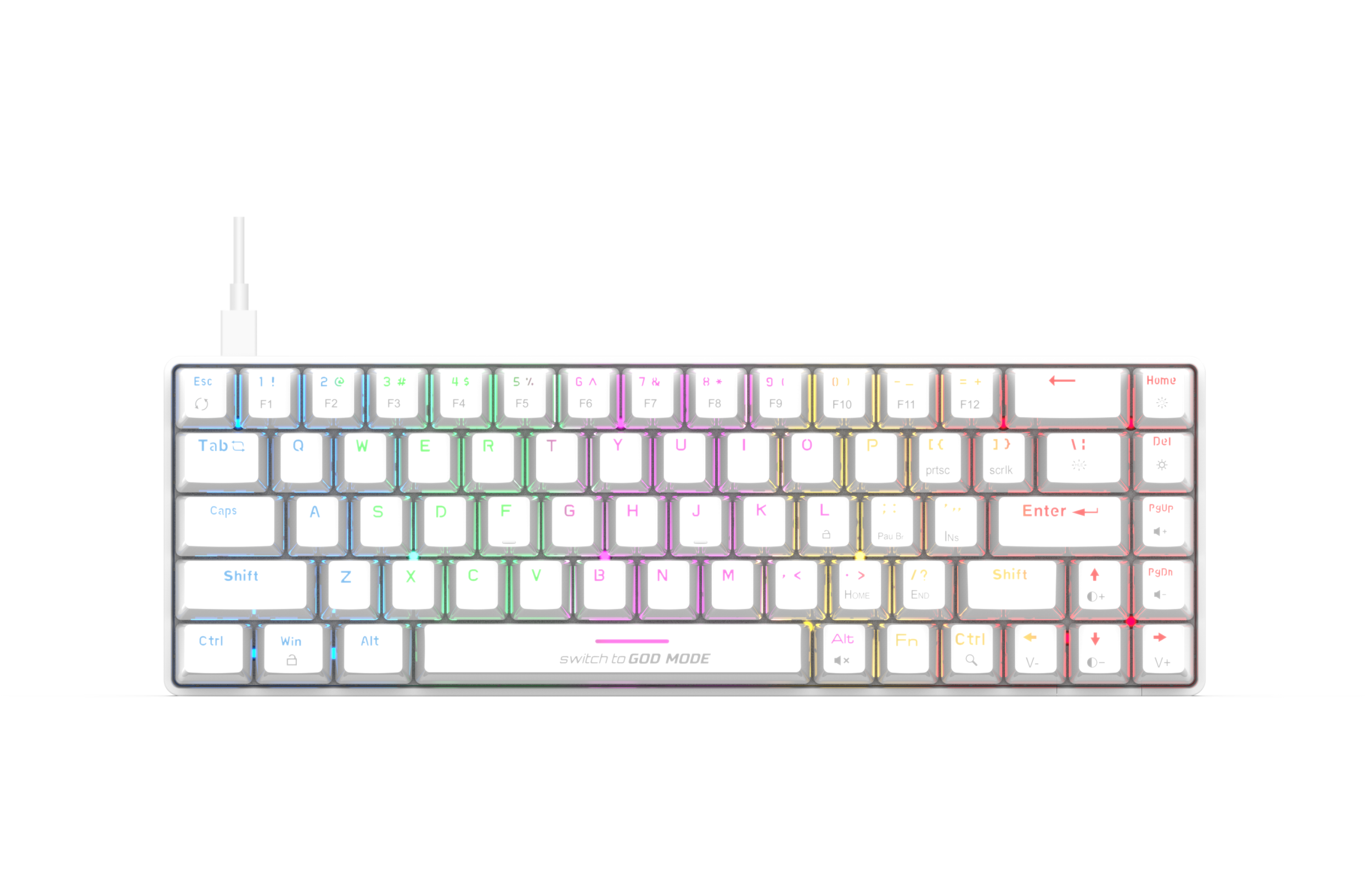 COSMIC BYTE CB-GK-36 ARTEMIS (WHITE) GAMING KEYBOARD
