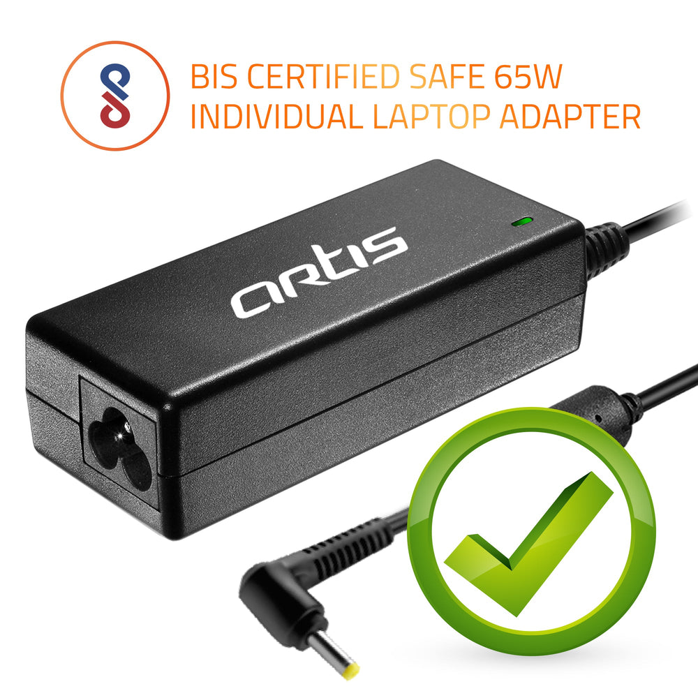 AR0504(N)  65Watt Laptop Adapter Compatible with Lenovo Laptops (20V/3.25A ,Pin : 4.0 x1.7 mm)