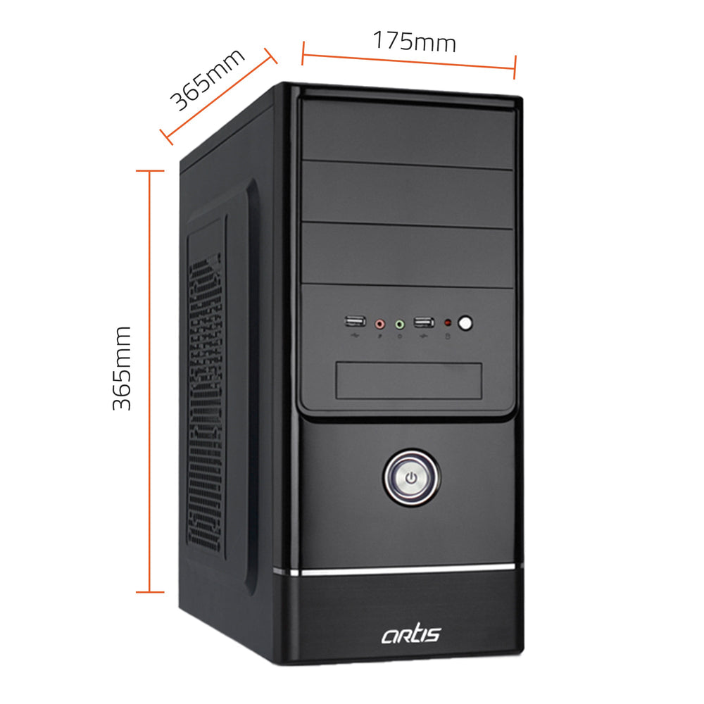 Spirit 3.0 Computer Cabinet Support Micro ATX Motherboard,1 x 80mm Fan with 400W Power Supply