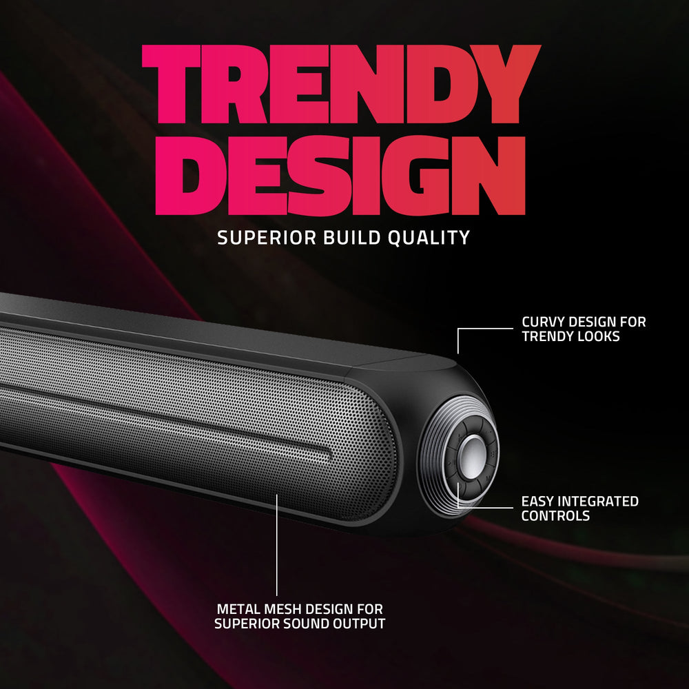 SoundHub 310 2.1 CH 200 Watts Wireless Bluetooth Soundbar with Wired Subwoofer & Multiple Input Modes: Bluetooth/HDMI (ARC) / AUX in/OPTICAL