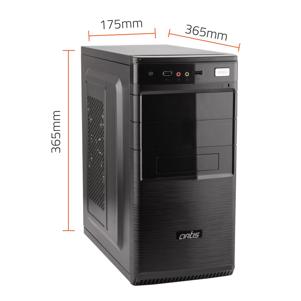 Zest 3.0 Computer Cabinet Support Micro ATX Motherboard,1 x 80mm Fan with 400W Power Supply