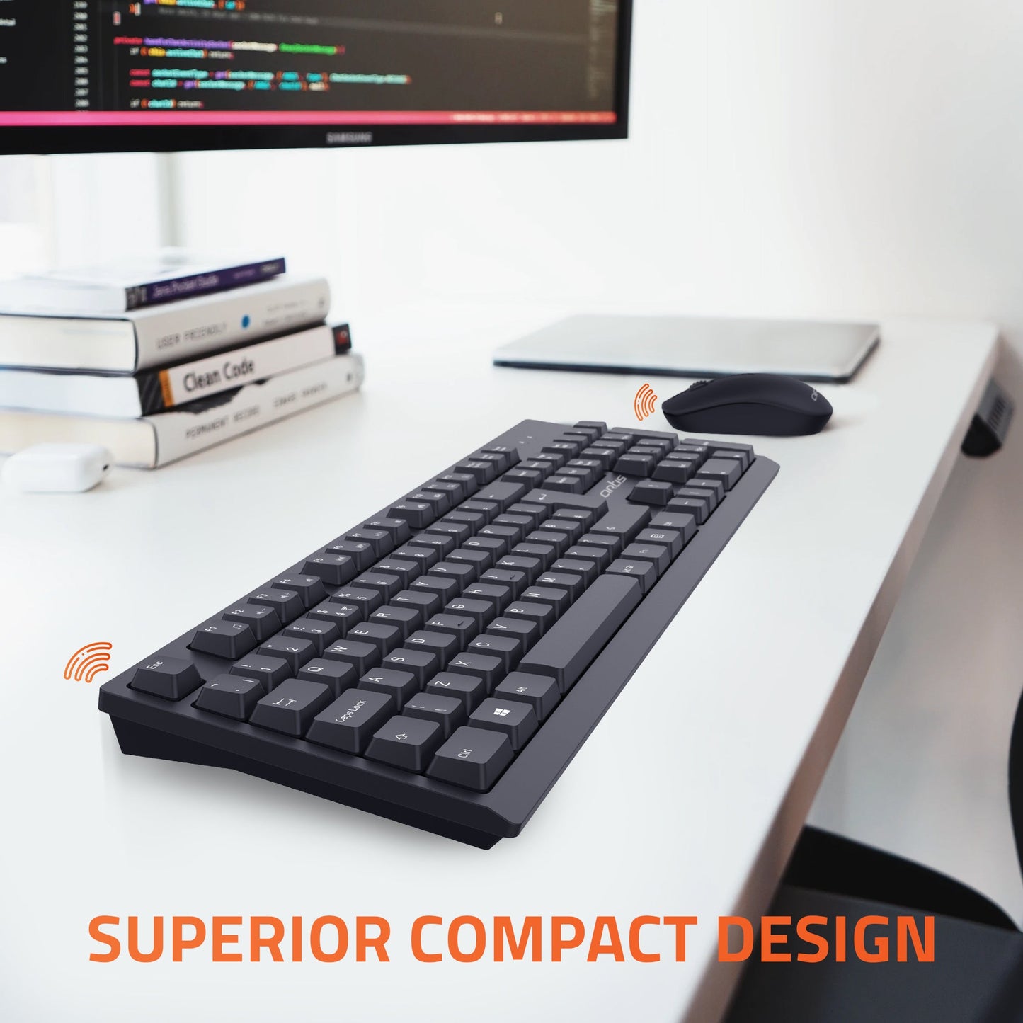 WK60 Wireless Keyboard & Mouse Combo for PC, Laptop