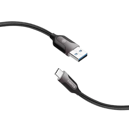 CADYCE CADMIUM PREMIUM BRAIDED USB-C TO USB-A SYNC AND CHARGE CABLE (1M) CA-C3AM