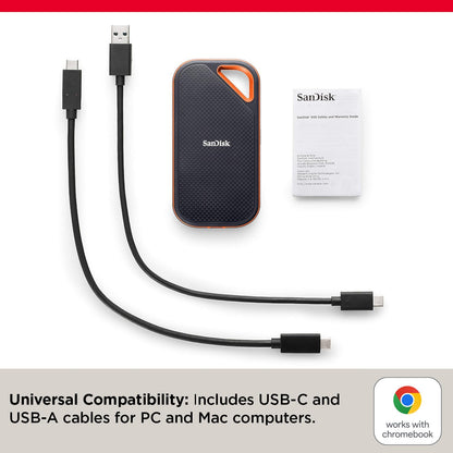 SANDISK 2TB EXTREME PRO E81 PORTABLE SSD SDSSDE81-2T00-G25