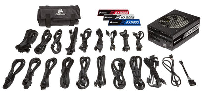 CORSAIR 1600W AX1600I 80 PLUS TITANIUM FULLY MODULAR SMPS CP-9020087- IN