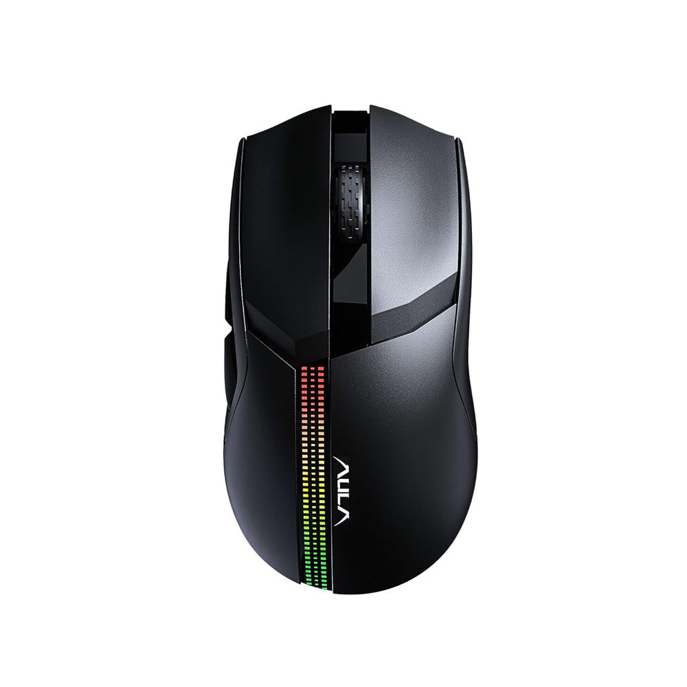 AULA F813 Wired-Wireless Ergonomic Gaming Mouse ( Black ) ( F813 ) ( 4800DPI/5 Macro Buttons )
