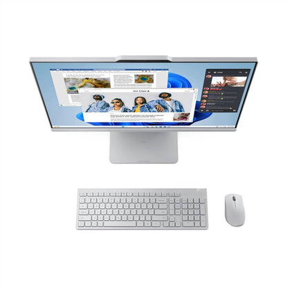LENOVO IDEACENTRE AIO INTEL I5-13420H 23.8" FHD 3-SIDE EDGELESS ALL-IN-ONE DESKTOP (16GB/512GB SSD/WIN11/OFFICE 21/3WX2 WOOFER/ALEXA/5.0MP + IR CAMERA/WIRELESS KEYBOARD & MOUSE), F0HN003WIN