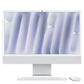 Apple 24-inch iMac with Retina 4.5K display M4 chip with 10 core CPU and 10 core GPU, 24GB, 512GB SSD - Silver