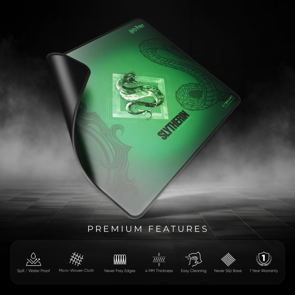 CYBEART Slytherin Large Gaming Mousepad