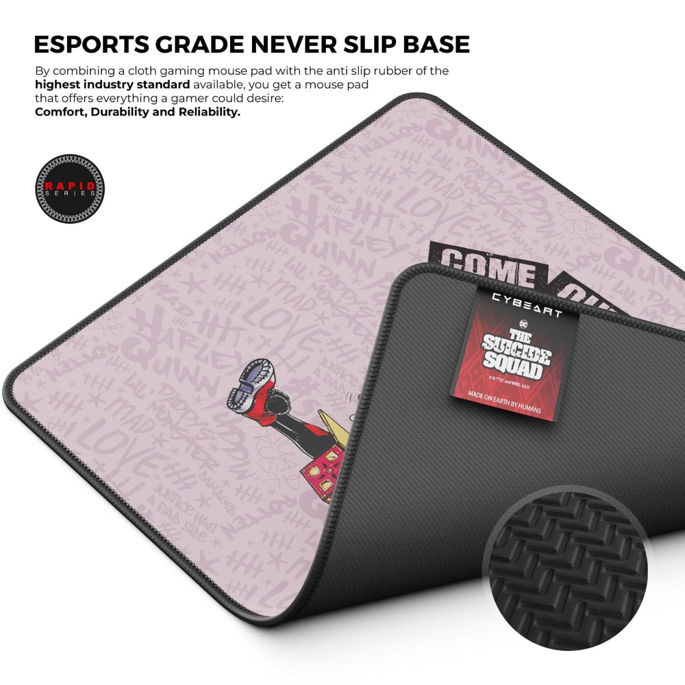 CYBEART Harley Quinn Large Gaming Mousepad