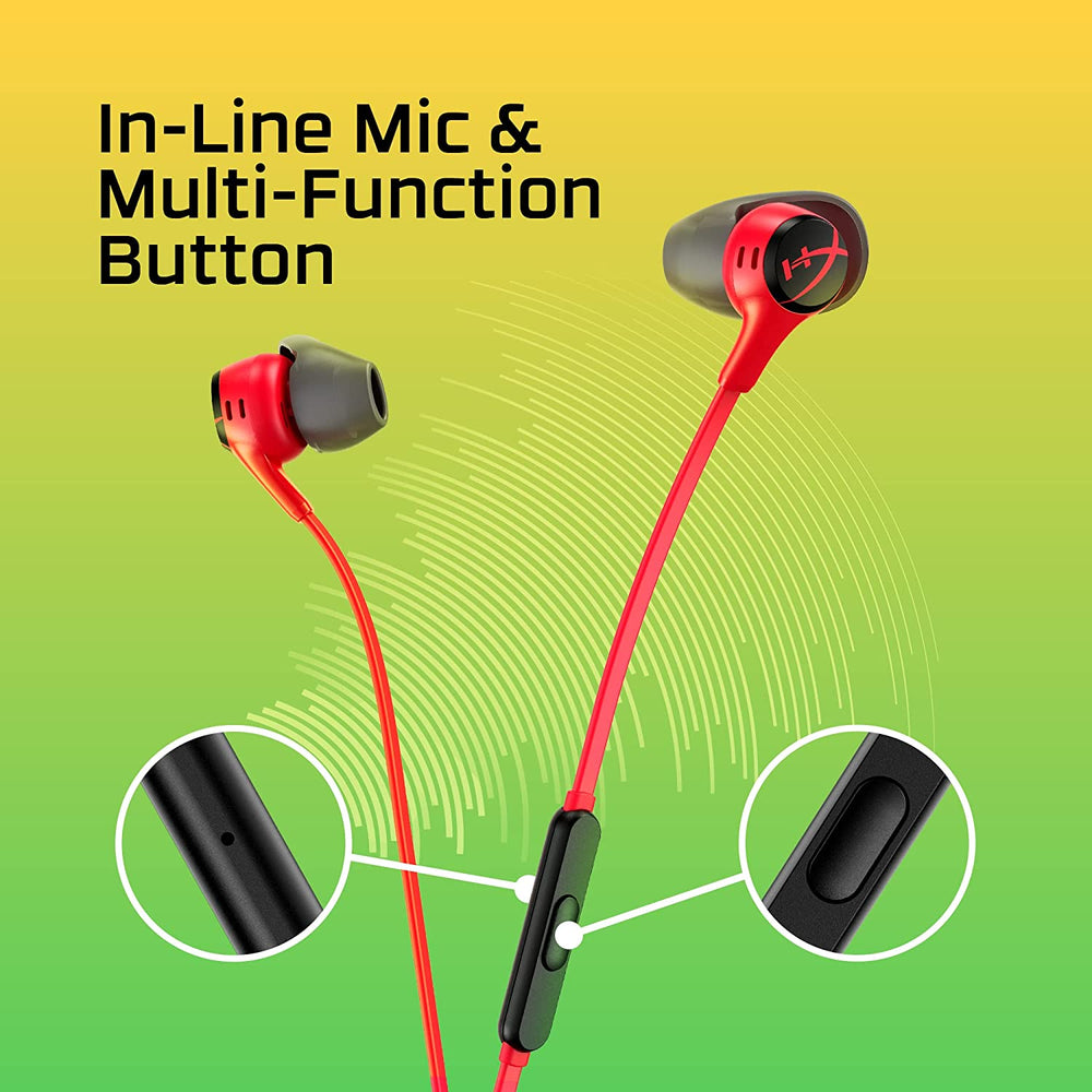 HYPERX Cloud Earbuds II Gaming Earphones (Red)