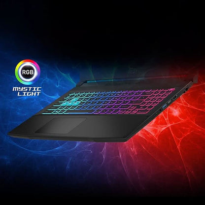 MSI Katana 15 HX B14WFK-102IN Intel i7 14650HX Processor, 16GB DDR5 RAM, 1TB NVMe SSD, GeForce RTX 5060 8GB GDDR7, 15.6 Inch QHD+, Black, 2 YEARS WARRANTY