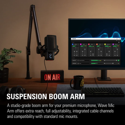 ELGATO WAVE MIC ARM - PREMIUM BROADCASTING BOOM ARM 10AAM9901