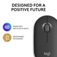 LOGITECH PEBBLE MOUSE 2 M350S SLIM BLUETOOTH WIRELESS MOUSE GRAPHITE