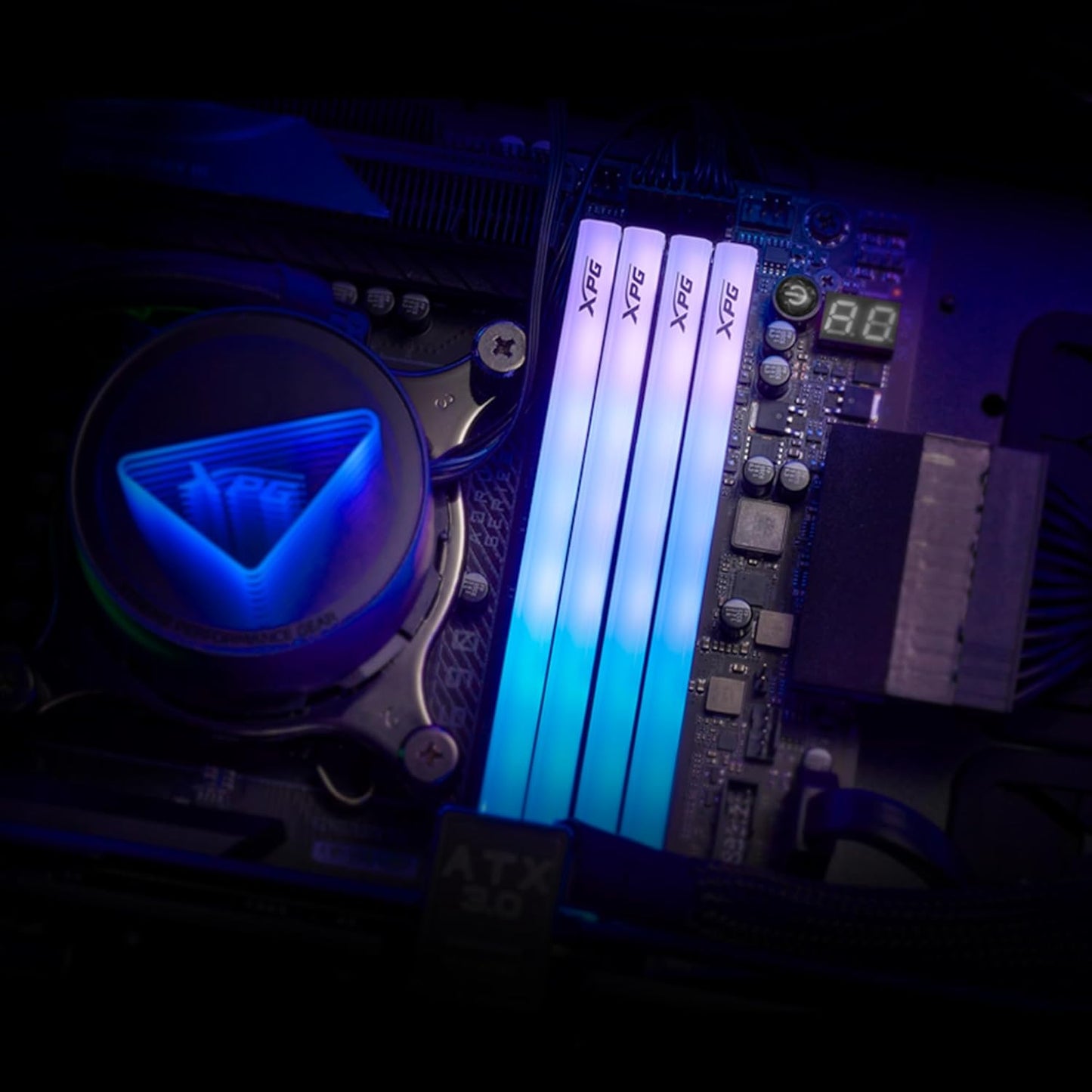 ADATA XPG LANCER RGB 16GB (1*16 GB) DDR5 6000 MHZ (CL36-38-38) AX5U6000C3616G-SLABRWH (WHITE)