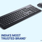 DELL KM3322W WIRELESS USB KEYBOARD AND MOUSE COMBO - BLACK