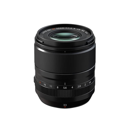 FUJIFILM FUJINON XF 33MM F1.4 R LINEAR MOTOR, WEATHER RESISTANCE PRIME LENS FOR PORTRAIT | WEDDING | FASHION (FULL FRAME EQUIVALENT = 50MM) WITH 2+1* YEAR WARRANTY