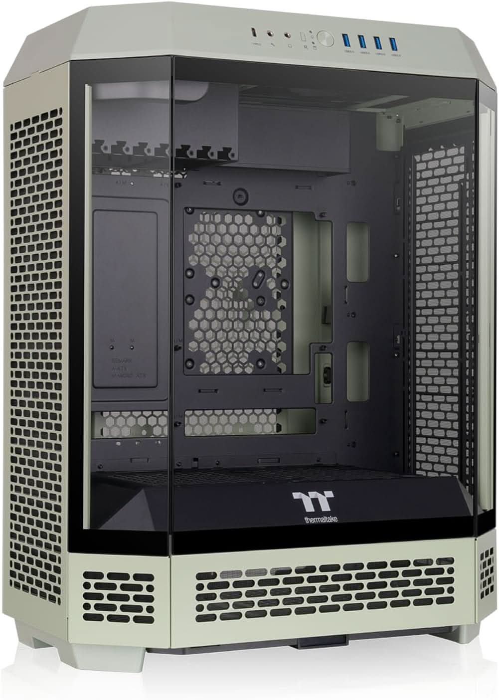 THERMALTAKE THE TOWER 600 ATX MICRO TOWER CASE GREEN