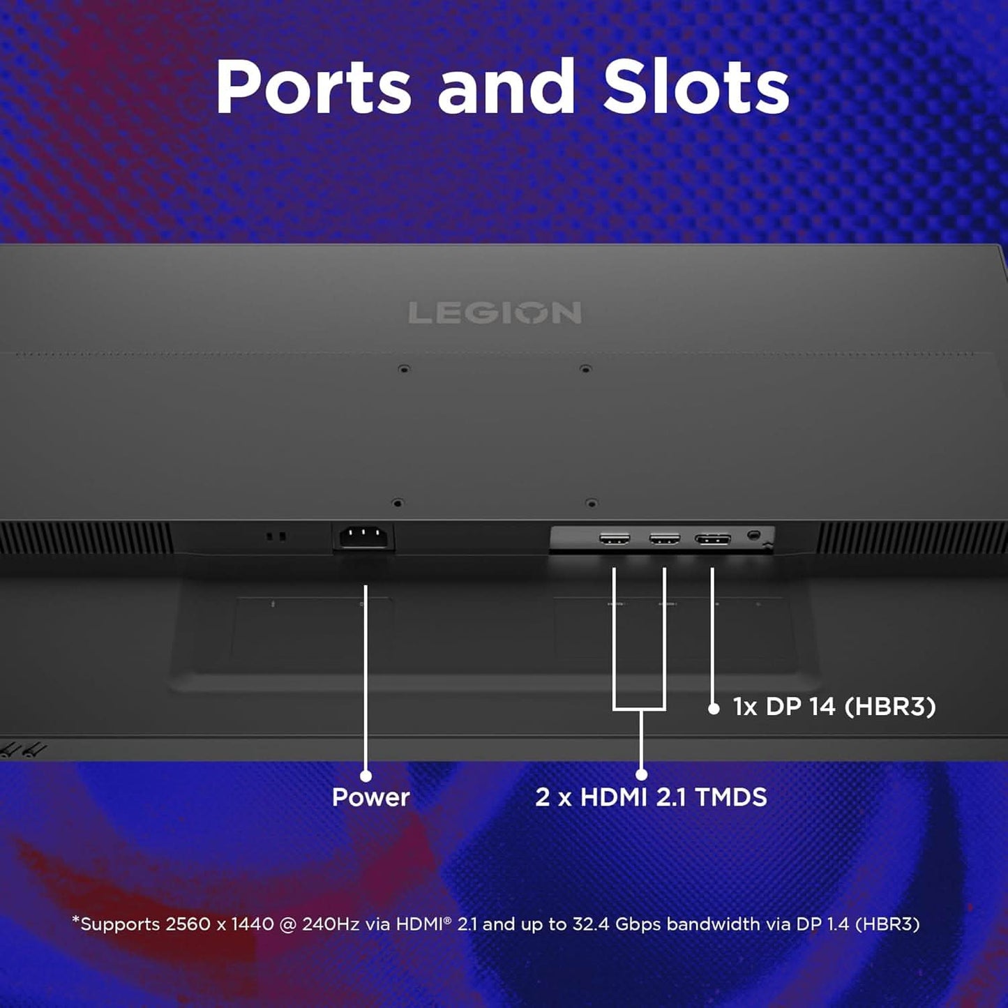 Lenovo Legion 27Q-10 27inch QHD IPS 240Hz Gaming Monitor