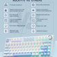 AULA F75 SEA BLUE GRAYWOOD SWITCH MECHANICAL GAMING KEYBOARD