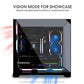 Lian Li O11 Vision Compact Black ATX Mid Tower Computer Case
