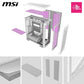 MSI MPG VELOX 300R AIRFLOW PZ MID TOWER GAMING PC CASE - WHITE