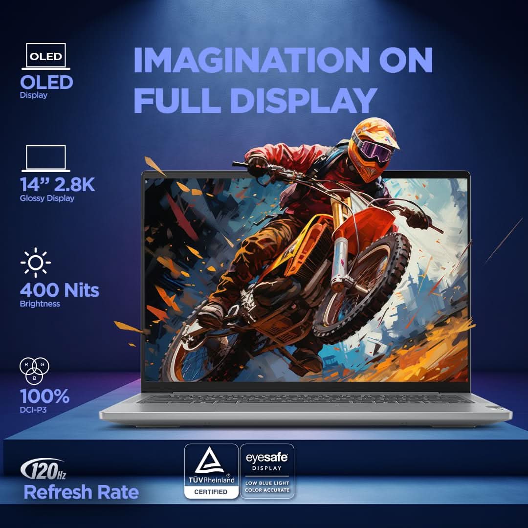 LENOVO IDEAPAD PRO 5 83D2001GIN [ULTRA9-185H 14TH GEN/32GB/1TB SSD/WIN11 HOME+MSO/14.0 INCH/INTEGRATED GRAPHICS /1 YEAR(S)/GREY]