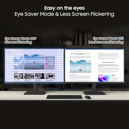 Samsung 24 Inch IPS Panel FHD uper Slim Borderless Design Flat Monitor