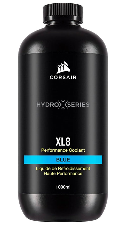 CORSAIR HYDRO X SERIES, XL8, PERFORMANCE COOLANT, 1L, TRANSLUCENT BLUE