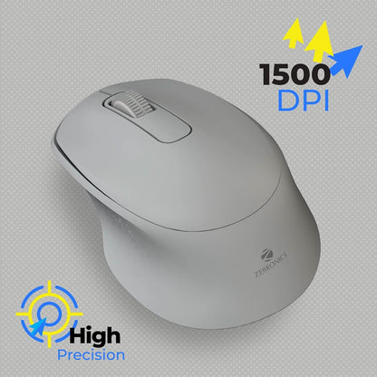 Zebronics Zeb-AKO Wireless Mouse (Grey)