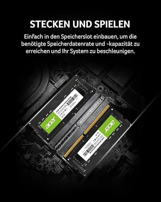 Acer SD100 16GB RAM DDR4 (1x16GB) Laptop Ram 3200 MHz
