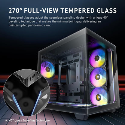 ANTEC C5 ARGB (ATX) MID TOWER CABINET (BLACK)