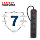 HONEYWELL SURGE PROTECTOR, 4 UNIVERSAL SOCKETS