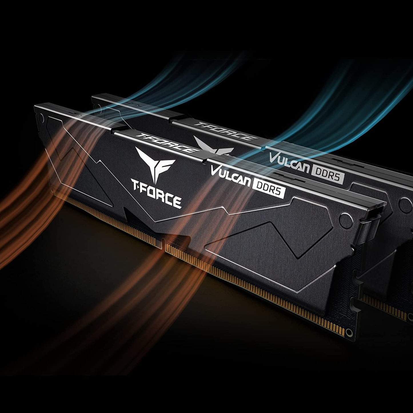 TEAMGROUP T-FORCE VULCAN 8GB (8GBX1) DDR5 5200MHZ DESKTOP RAM (BLACK)