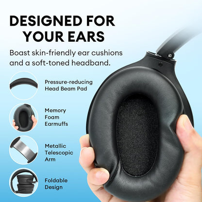 EDIFIER WH700NB WIRELESS NOISE CANCELLATION OVER-EAR HEADPHONES - BLACK