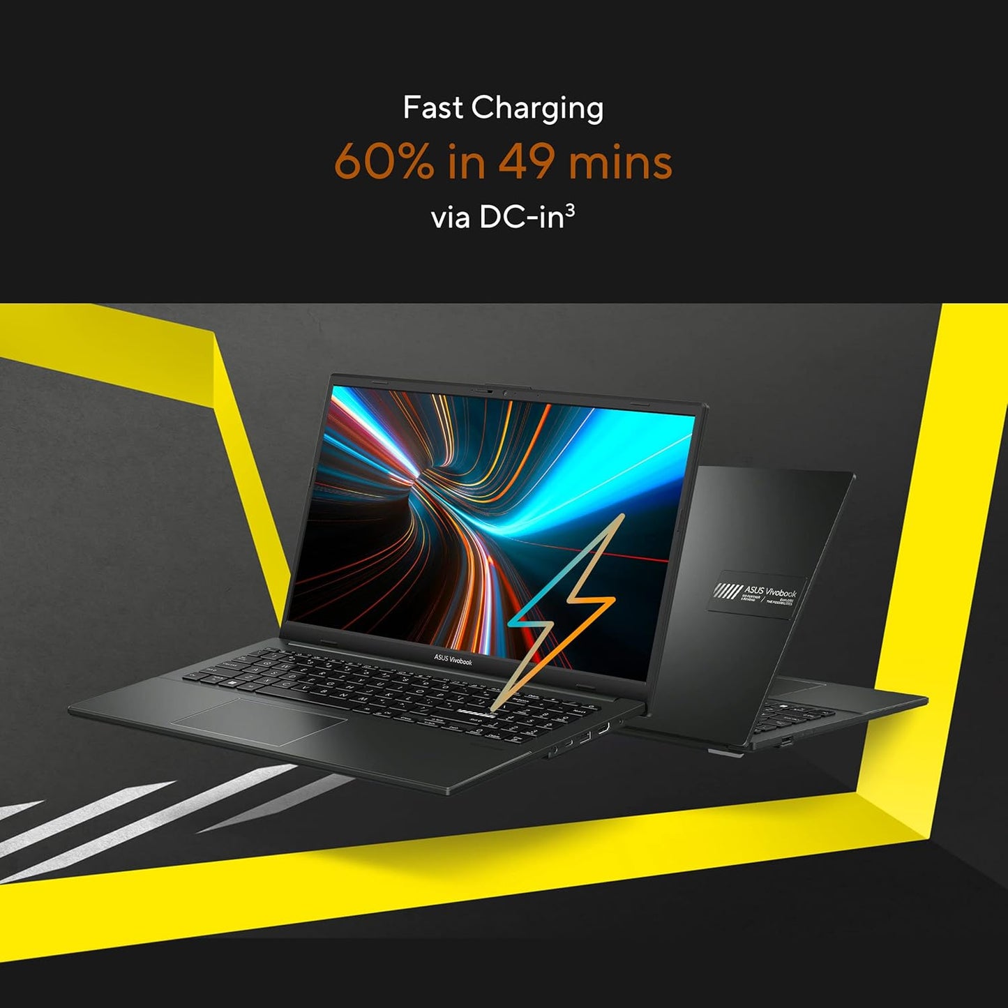 ASUS VIVOBOOK GO AMD RYZEN 5 7520U /16GB LPDDR5 / 512GB PCIE 3.0 SSD / 15.6-INCH / FHD (1920 X 1080) OLED 16:9 /MIXED BLACK /BACKLIT KB / WIN 11 HOME / MS OFFICE LAPTOP E1504FAB-LK549WS