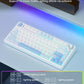 AULA F75 SEA BLUE GRAYWOOD SWITCH MECHANICAL GAMING KEYBOARD