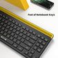 AULA AWK310 WIRELESS BLUETOOTH MULTI DEVICE KEYBOARD BLACK