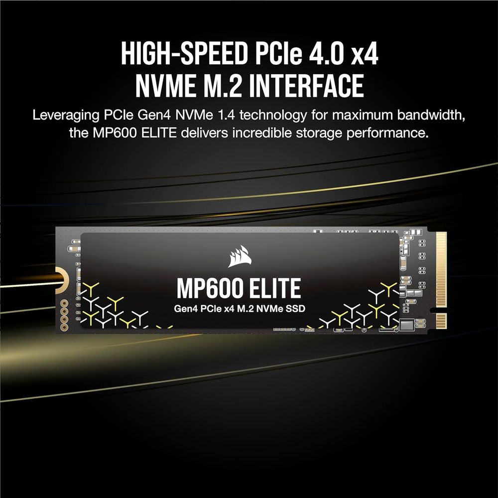 CORSAIR MP600 Elite 2TB M.2 NVME Gen4 Internal Solid State Drive ( SSD )
