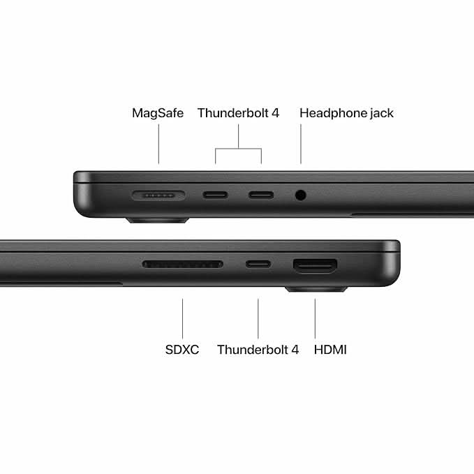 Apple 14-inch MacBook Pro M5 chip with 10 core CPU and 10 core GPU, 24GB, 1TB SSD - Space Black