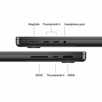 Apple 14-inch MacBook Pro M5 chip with 10 core CPU and 10 core GPU, 24GB, 1TB SSD - Space Black