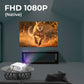 ZEBRONICS LP1000 LED FHD White Projector with 3300 Lumens Max