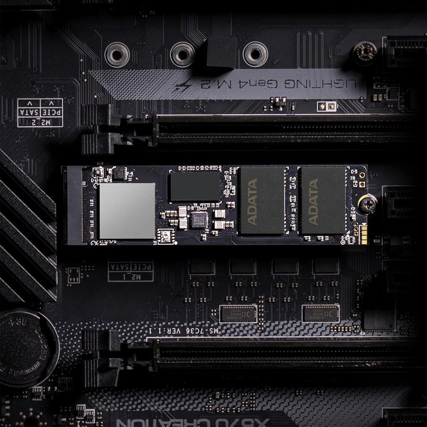 XPG GAMMIX S70B BLADE M.2 NVME 512GB PCIE GEN4 2280 INTERNAL GAMING SSD AGAMMIXS70B-512G-CS