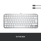 LOGITECH WIRELESS MX KEYS MINI MAC PALE GREY KEYBOARD