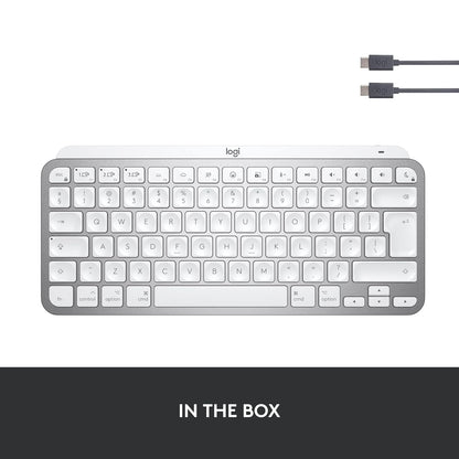 LOGITECH WIRELESS MX KEYS MINI MAC PALE GREY KEYBOARD