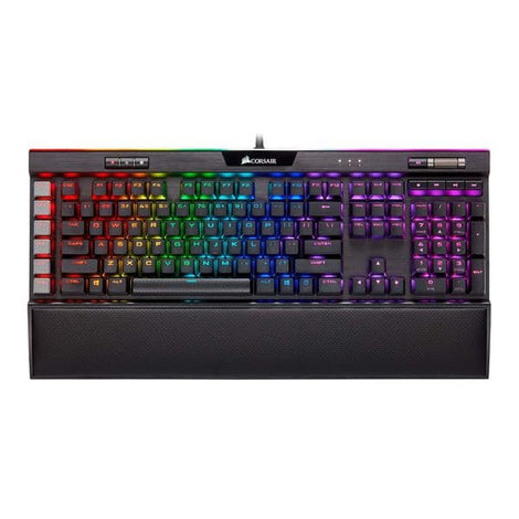 CORSAIR K95 Platinum XT Full Size Mechanical Wired Gaming Keyboard ( Black ) ( Cherry MX Blue Switch ) 9 CH-9127411-NA )