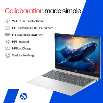 HP 15 HR0008TU [CI5-1334U/16GB/512GB SSD/WIN11 HOME+MS24/15.6"/INTEGRATED GRAPHICS/1 YEAR(S)/SILVER]