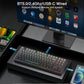 AULA F87 GRADIENT GRAY SPACE CRYSTAL SWITCH MECHANICAL GAMING KEYBOARD